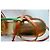 DOLCE & GABBANA sandali nuovi in raso arancione e verde taglia 38 Multicolore - vista 3