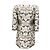 Prabal Gurung Elfenbein Multi-Print Seiden-Satin Mini-Kleid Mehrfarben - Ansicht 3