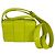 Cassette BORSO A TRACOLLA MINI CASSSETTE IN PELLE DI AGNELLO VERDE LIME BOTTEGA VENETA