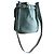 Céline Big Bag borsa a secchiello verde in pelle
