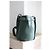Céline Big Bag borsa a secchiello verde in pelle - vista 6