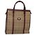 Autre Marque Borsa Tote Burberrys Nova Check in tela beige oro Auth sw663 D'oro