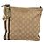 Borsa a Spalla GUCCI GG Canvas Sherry Line Beige Nero 144388 Auth 123961 - vista 13