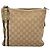 Borsa a Spalla GUCCI GG Canvas Sherry Line Beige Nero 144388 Auth 123961 - vista 2