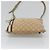 Borsa a Spalla GUCCI GG Canvas Sherry Line Beige Nero 144388 Auth 123961 - vista 5