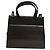 Borsa a mano in pelle Vala 2 vie nera e oro di Salvatore Ferragamo Auth gh079 Nero D'oro - vista 2