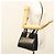 Borsa a mano in pelle Vala 2 vie nera e oro di Salvatore Ferragamo Auth gh079 Nero D'oro - vista 24