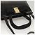 Borsa a mano in pelle Vala 2 vie nera e oro di Salvatore Ferragamo Auth gh079 Nero D'oro - vista 6