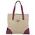 PRADA Borsa a Mano Tela Pelle Beige Viola Argento Auth am8322 Porpora - vista 13