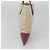 PRADA Borsa a Mano Tela Pelle Beige Viola Argento Auth am8322 Porpora - vista 4