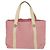 Bulgari Borsa Tote BVLGARI Logo Mania in tela rosa argento Auth 121657 - vista 2