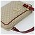 Céline Borsa a Spalla in Tela Macadam CELINE Beige Oro Auth 123145 D'oro - vista 6