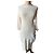Autre Marque Vestido Guy Paulin Collector Eggshell Lino y Algodón Blanco roto