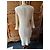 Autre Marque Vestido Guy Paulin Collector Eggshell Lino y Algodón Blanco roto - vista 3