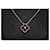 Van Cleef & Arpels Vintage Alhambra - Holiday Pendant 2023 - Rose gold and obsidian necklace Gold hardware  - view 1