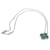 Van Cleef & Arpels Vintage Alhambra - Holiday Pendant 2022 - White gold, diamond and Sèvres porcelain necklace Gold hardware  - view 1
