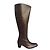 Botas Stéphane Kelian de cuero trenzado marrón oscuro