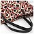 Borsa tote in tela e pelle nera e rossa Gucci Nero Rosso - vista 6