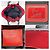 Borsa Tote 2 in 1 Christian Louboutin Nero Rosso - vista 8