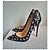 Christian Louboutin Schwarze Pumps, silberner Schmuck, Größe 38,5, LOUBOUTIN - Ansicht 2