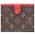Portafoglio Pallas Compact Bi-fold di Louis Vuitton Marrone Rosso - vista 2