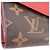 Portafoglio Pallas Compact Bi-fold di Louis Vuitton Marrone Rosso - vista 4