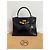 Hermès Kelly 28 – Scatola nera – 1955 – Metallo dorato – Pezzo raro Nero - vista 4