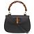 Borsa in pelle Gucci Bamboo Nero