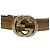 Gucci GG 159614 Ledergürtel in Gold - Ansicht 5