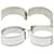 Hermès Hermes H Motif Click Clack GM Bangle Silvery White  - view 10