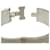 Hermès Hermes H Motif Click Clack GM Bangle Silvery White  - view 9