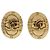 Orecchini a clip placcati in oro con il logo Coco di Chanel D'oro