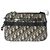 Christian Dior Borsa a tracolla Safari Jacquard Dior Oblique beige e nero