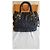 Prada Gaufre Handtasche Schwarz Leinen - Ansicht 8