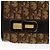 Borsa a spalla in tela Trotter Christian Dior marrone oro Auth 124989 D'oro - vista 15