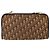 Borsa a spalla in tela Trotter Christian Dior marrone oro Auth 124989 D'oro - vista 3