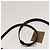 Bolsa de ombro de couro preto e dourado Auth bs25324 da BURBERRY - vista 8