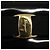 Borsa a spalla Vala Salvatore Ferragamo in pelle verniciata nera e oro Auth gh016 Nero D'oro - vista 14