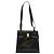 Borsa a spalla Vala Salvatore Ferragamo in pelle verniciata nera e oro Auth gh016 Nero D'oro - vista 2