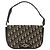 Borsa a spalla in tela Trotter Christian Dior blu navy oro Auth BA1988 - vista 2
