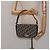 Borsa a spalla in tela Trotter Christian Dior blu navy oro Auth BA1988 - vista 21