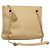 BALLY Borsa a Spalla in Pelle Trapuntata con Catena Beige Oro Auth BA1743 D'oro