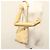 BALLY Borsa a Spalla in Pelle Trapuntata con Catena Beige Oro Auth BA1743 D'oro - vista 24