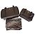 Conjunto de viagem Christian Dior em couro marrom