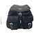 Zaino in nylon nero PRADA con logo a triangolo e doppie tasche frontali – BELLEZZA VINTAGE