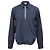 Hermès Zip-Up-Shirt aus navyblauer Baumwolle Marineblau