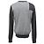 Maglione in lana grigia a blocchi di colore Hermès Grigio - vista 3