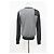 Maglione in lana grigia a blocchi di colore Hermès Grigio - vista 8