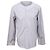 Camisa sin cuello de algodón gris Hermès