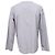 Camisa sin cuello de algodón gris Hermès - vista 3